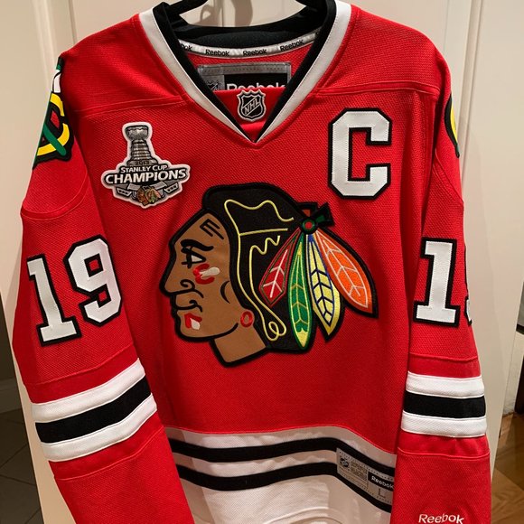 Reebok Other - Chicago Blackhawks Official 2013 Stanley Cup Champion Jonathan Toews Home Jersey